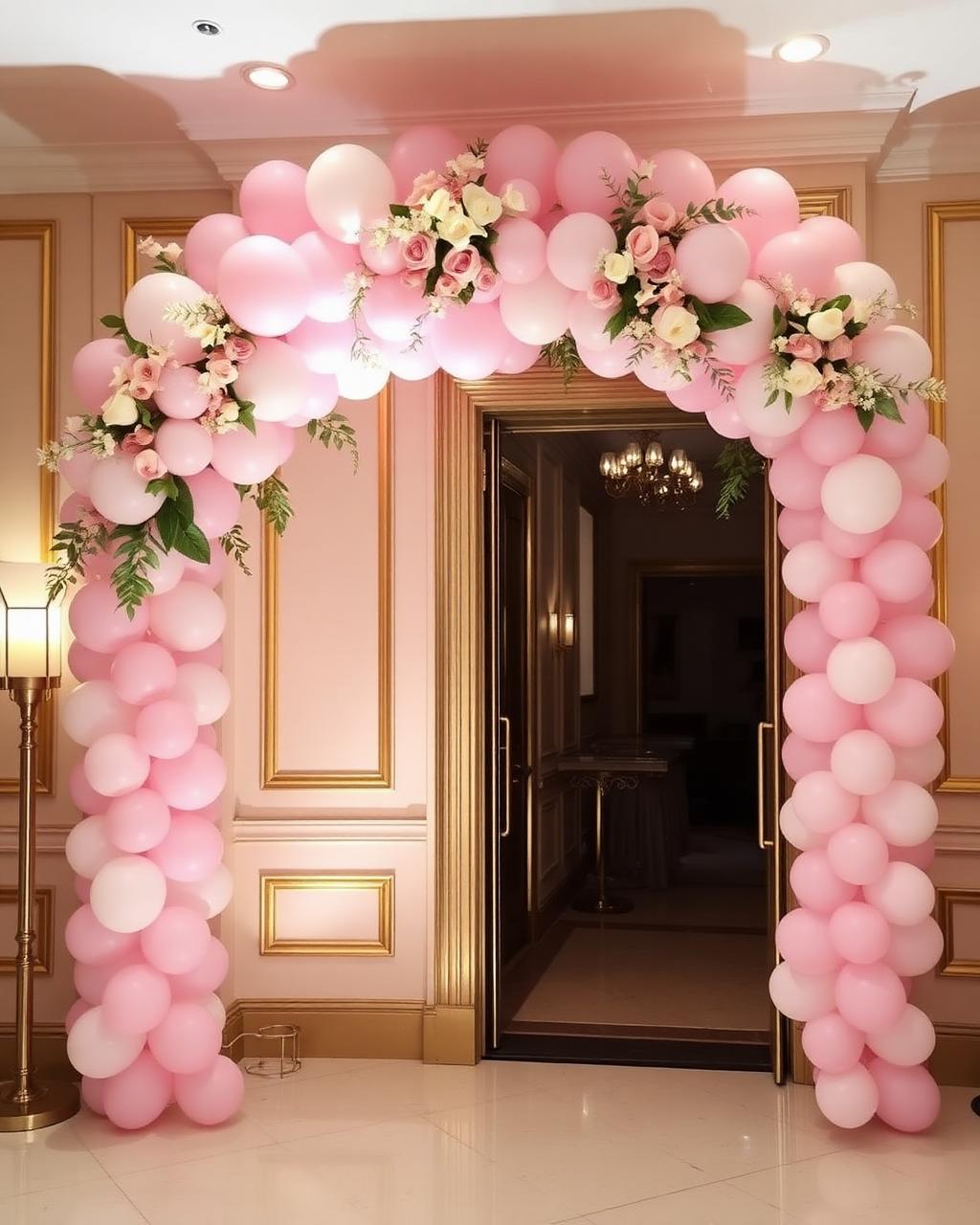 Featured balloon installation
